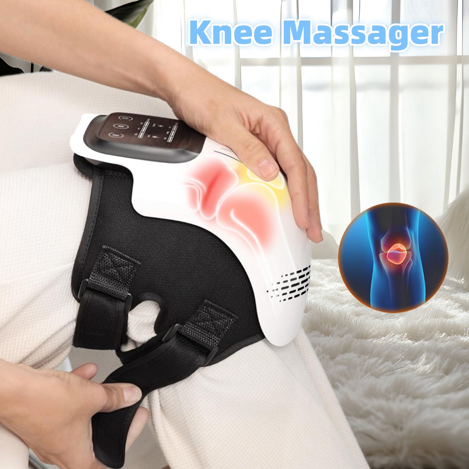 KneeRelief Pro™ Electric Intelligent Kneading Heating Knee Massager